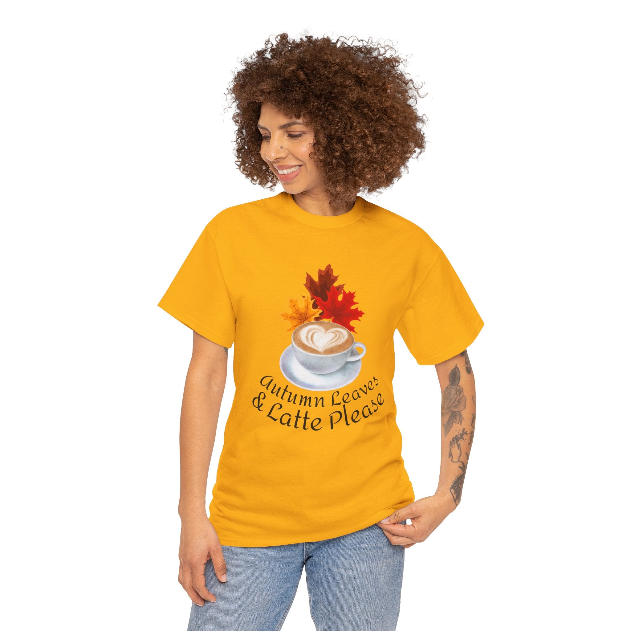 Fall Latte Unisex Heavy Cotton Tee