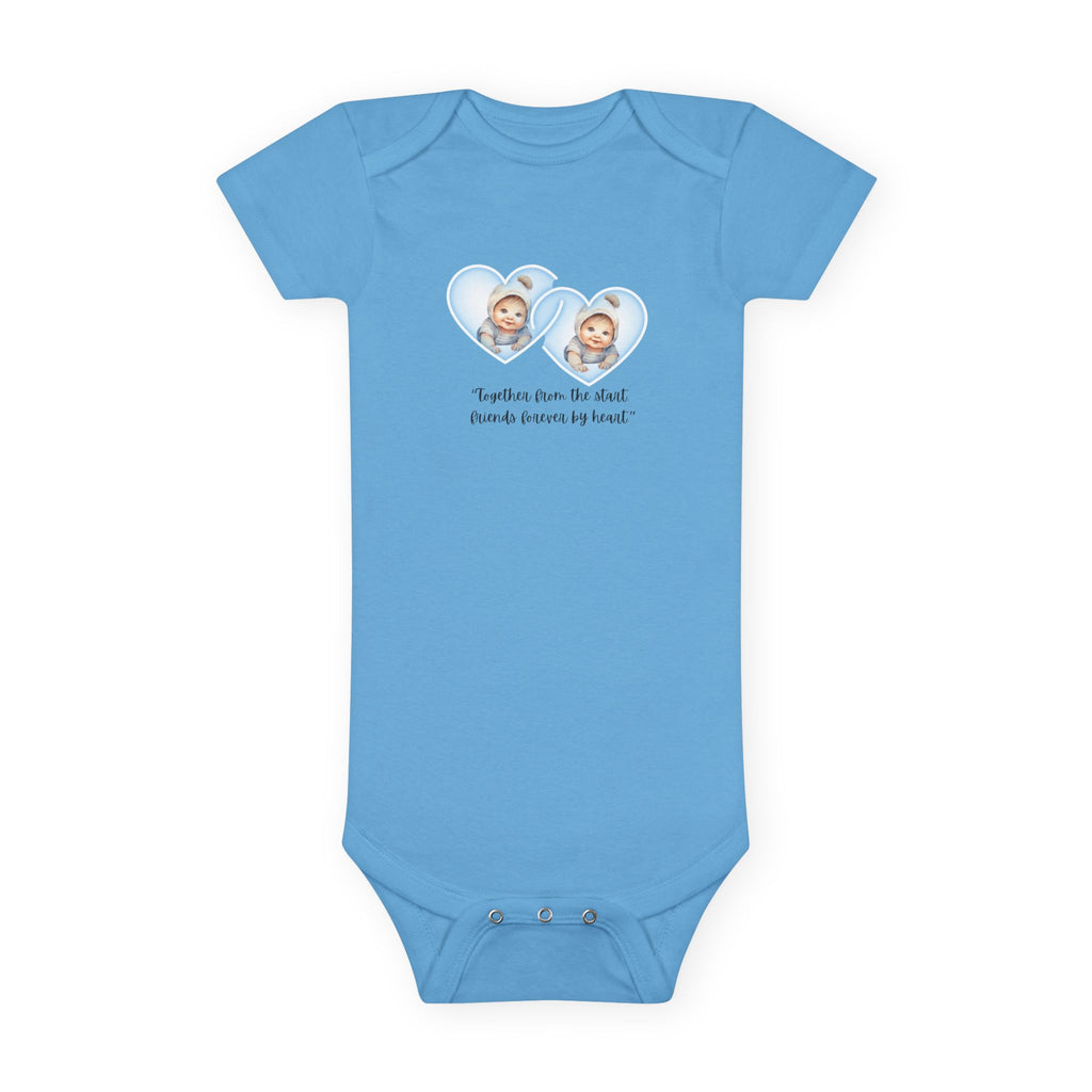 Baby Short Sleeve Onesie® - Specially for Twin boys