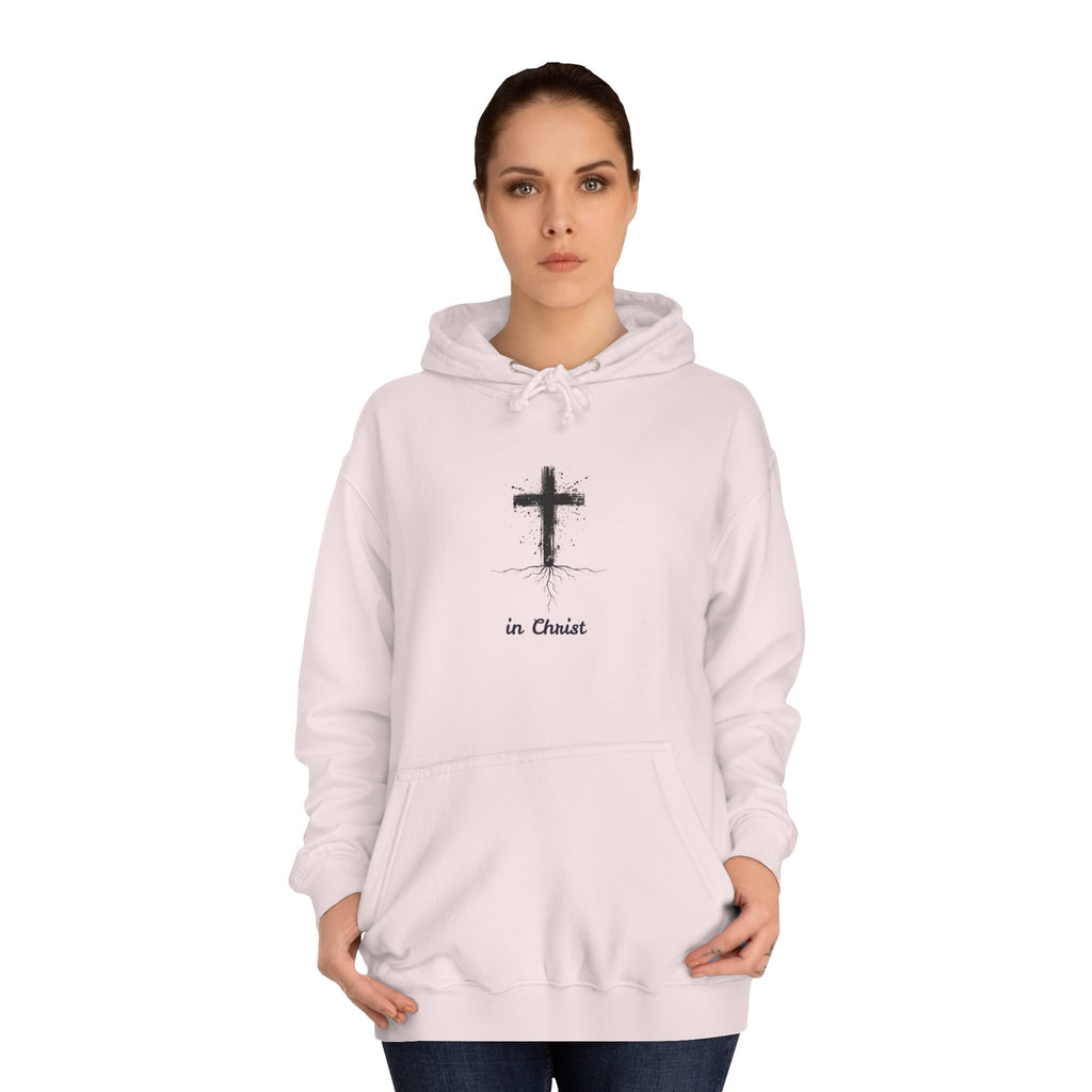 Unisex College Hoodie - Rooted in Christ