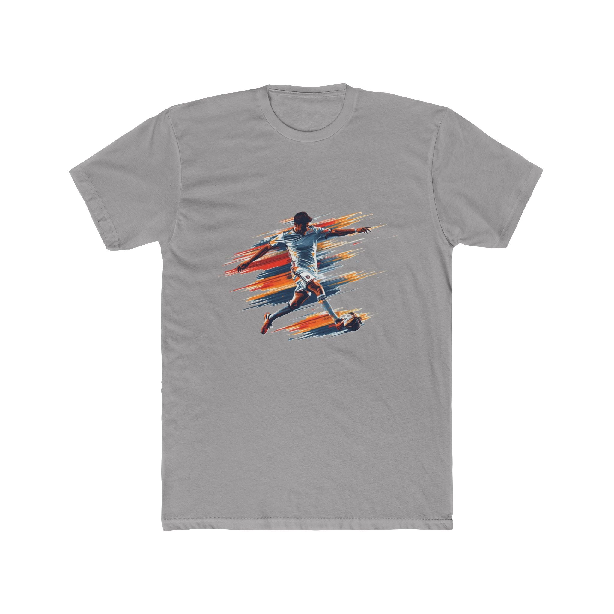 Soccer Shirt Unisex Cotton Crew Tee