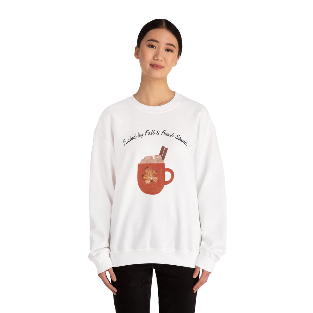 Sip into Fall - Unisex Heavy Blend™ Crewneck Sweatshirt