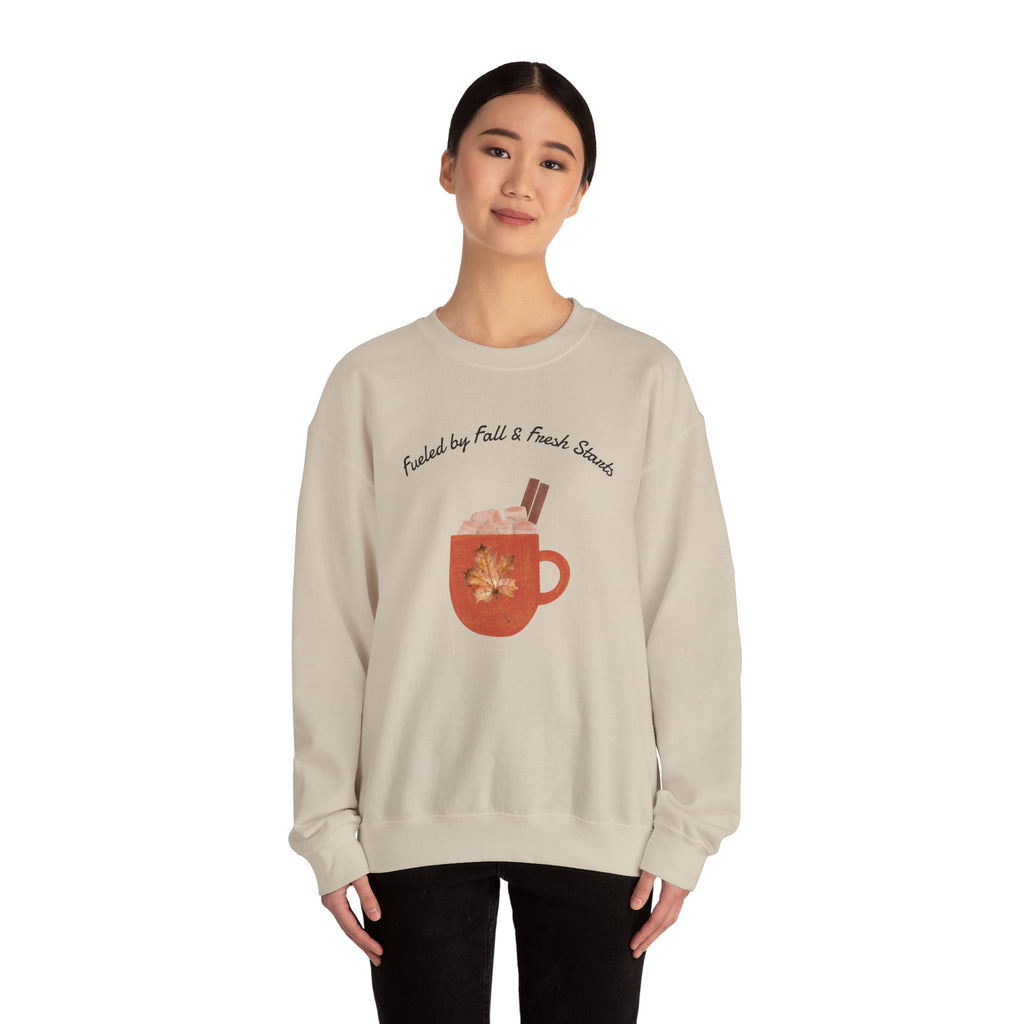 Sip into Fall - Unisex Heavy Blend™ Crewneck Sweatshirt