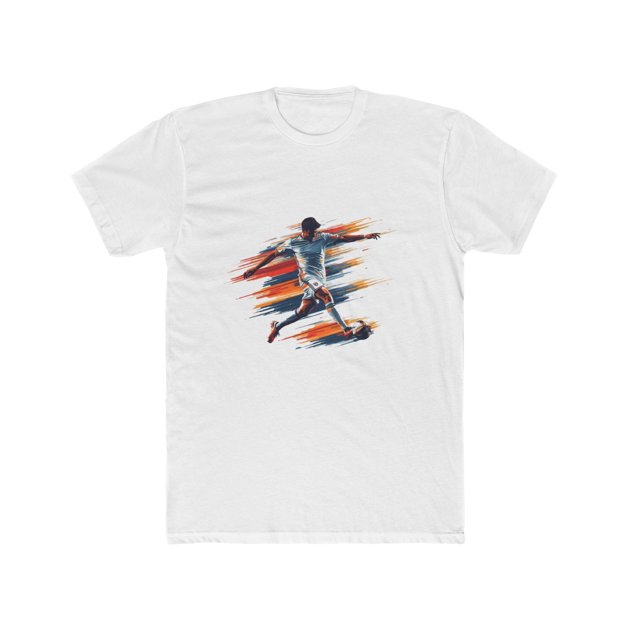 Soccer Shirt Unisex Cotton Crew Tee