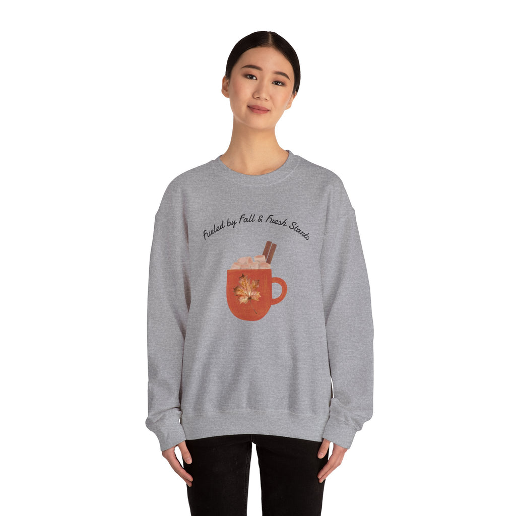 Sip into Fall - Unisex Heavy Blend™ Crewneck Sweatshirt