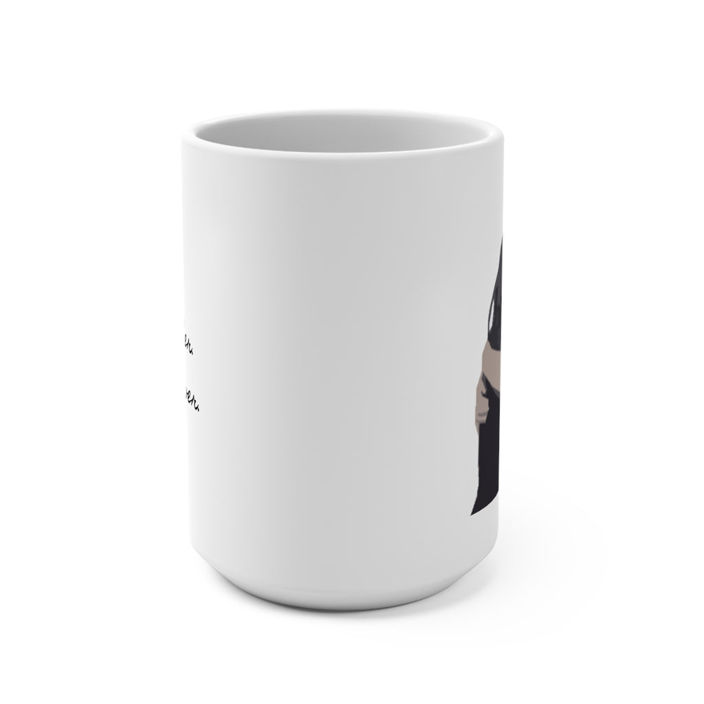 Mug 15oz - Built for twins. One Mug, Two Hearts